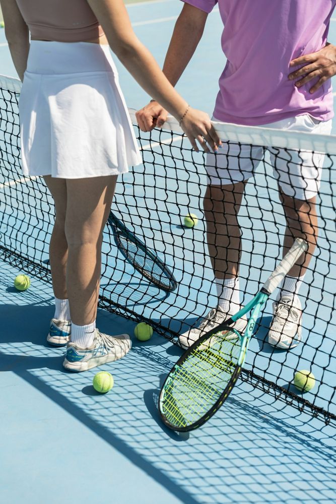 A player on court